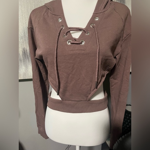 Cropped sweatshirt - medium - Picture 3 of 5